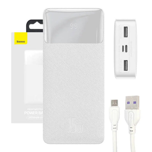Powerbank Baseus Bipow 20000mAh 15W (white) - Powerbanks<<<Energy<<<InnproXML&&&Powerbanks<<<HurtelXML