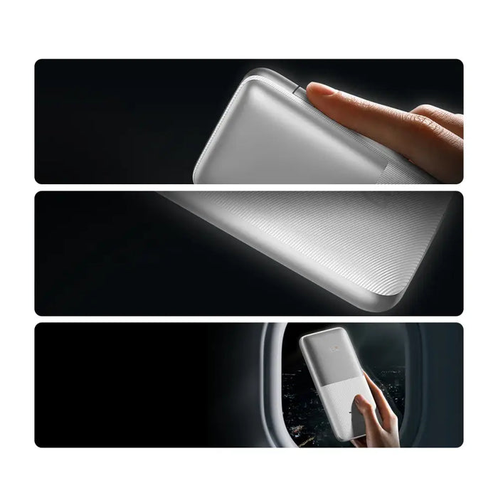 Powerbank Baseus Bipow Pro 10000mAh 2xUSB USB-C 20W (white)