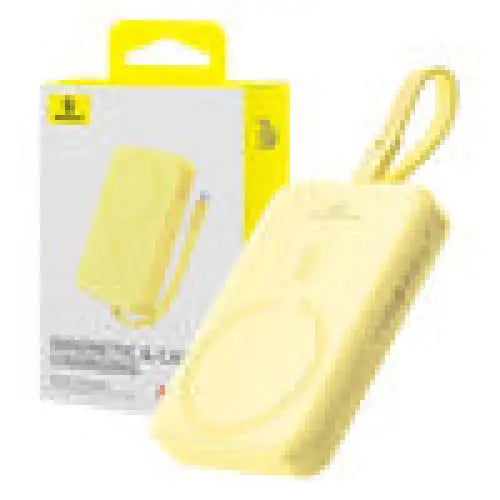 Powerbank Baseus Magnetic Mini 10000mAh 30W MagSafe (yellow) - Powerbanks<<<Energy<<<InnproXML&&&Powerbanks<<<HurtelXML