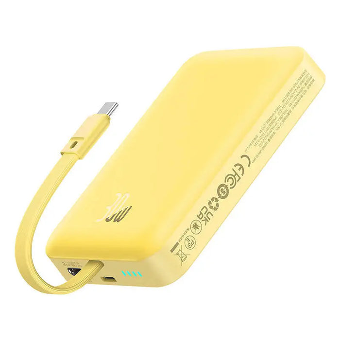 Powerbank Baseus Magnetic Mini 10000mAh 30W MagSafe (yellow) - Powerbanks<<<Energy<<<InnproXML&&&Powerbanks<<<HurtelXML