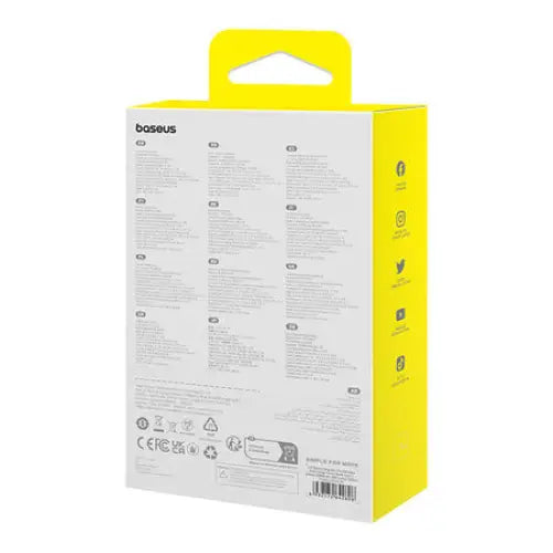 Powerbank Baseus Magnetic Mini 10000mAh 30W MagSafe (yellow) - Powerbanks<<<Energy<<<InnproXML&&&Powerbanks<<<HurtelXML