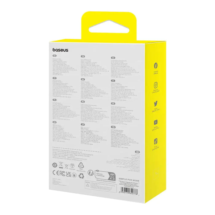 Powerbank Baseus Magnetic Mini 10000mAh USB-C 30W MagSafe (white)