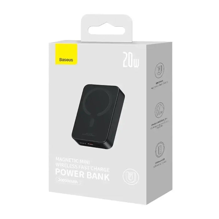 Powerbank Baseus Magnetic Mini 20000mAh USB-C 20W MagSafe (black)