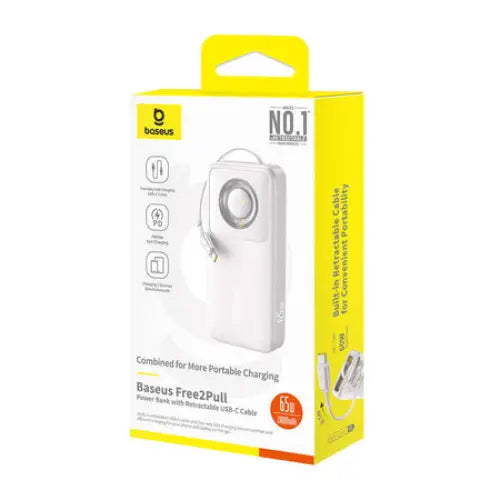 Powerbank Baseus OS Free2Pull 20000mAh 65W + cable (szary) - Powerbanks<<<GSM