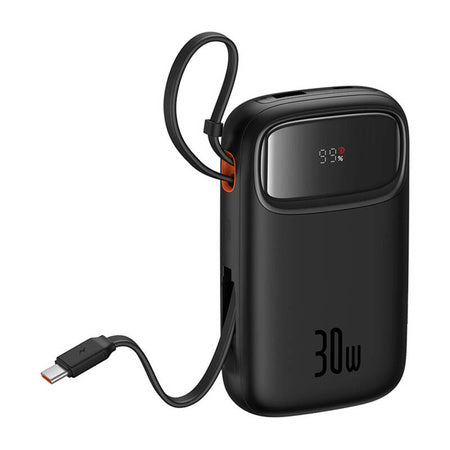 Powerbank Baseus QPow 2 10000mAh 30W 2xUSB-C (black) - Powerbanks<<<GSM