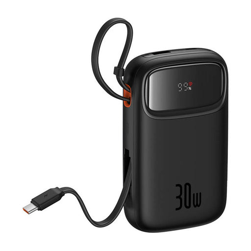 Powerbank Baseus QPow 2 10000mAh 30W 2xUSB-C (black) - Powerbanks<<<GSM