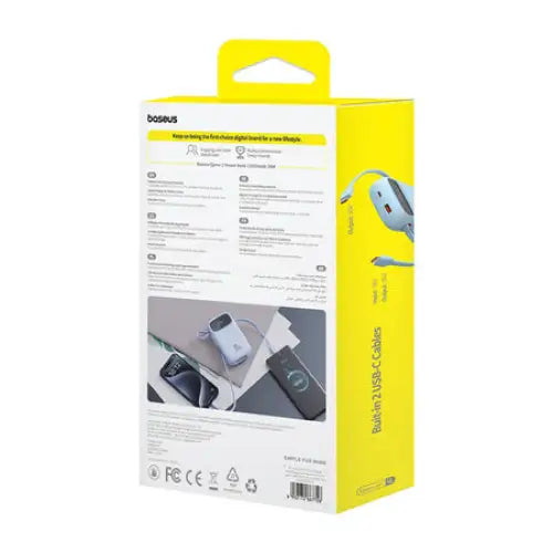 Powerbank Baseus QPow 2 10000mAh 30W 2xUSB-C (blue) - Powerbanks<<<GSM Accessories<<<InnproXML&&&Powerbanks<<<HurtelXML