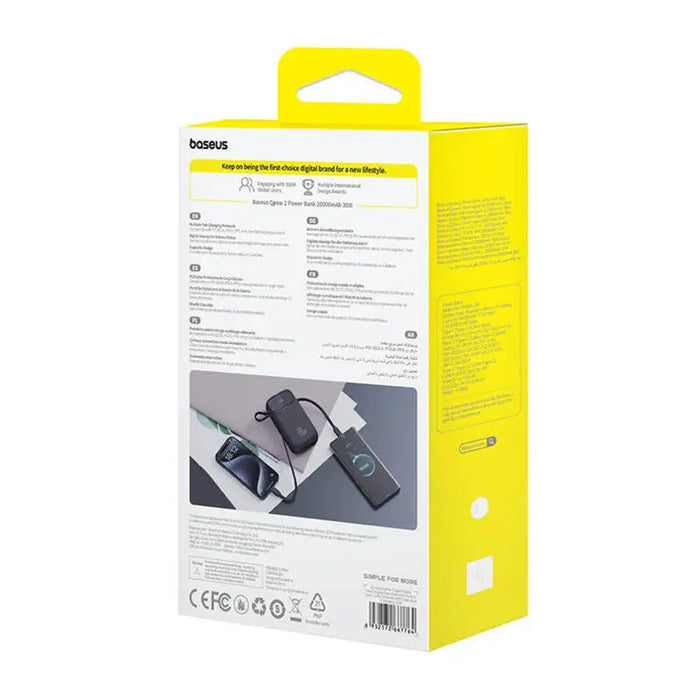 Powerbank Baseus QPow 2 20000mAh 30W 2xUSB-C (black) - Powerbanks<<<GSM