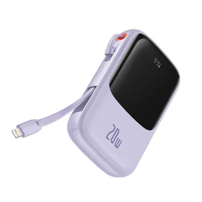 Powerbank Baseus Qpow Pro with Lightning cable USB-C USB 10000mAh 20W (purple) - Powerbanks<<<Energy<<<InnproXML