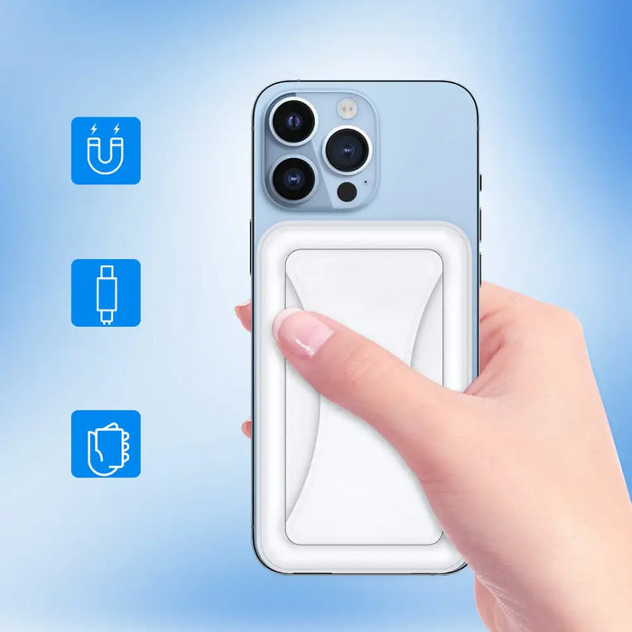 Powerbank Choetech B663 10000mAh 20W MagSafe USB-A / USB-C - white - Powerbanks<<<HurtelXML