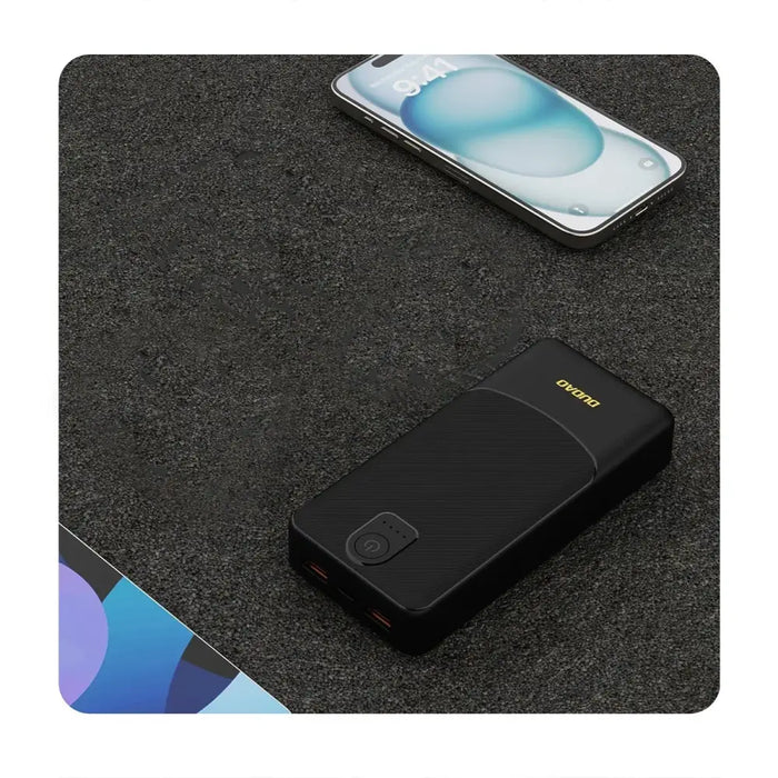 Powerbank Dudao K10Pro 2.4A 20000mAh 2 x USB-A - black - Powerbanks<<<HurtelXML