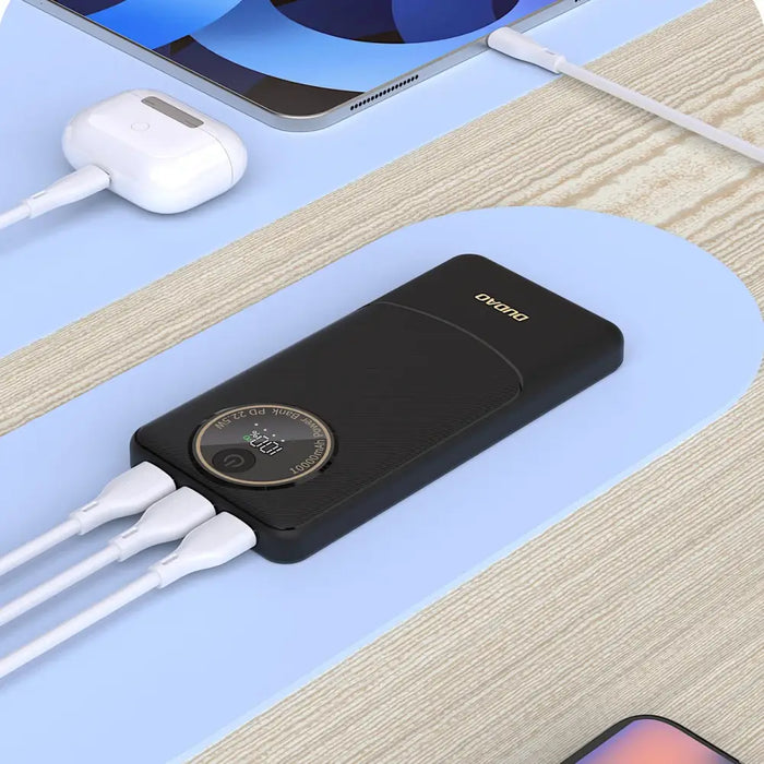 Powerbank Dudao K12 10000mAh PD22.5W USB-A USB-C - white - Powerbanks<<<HurtelXML