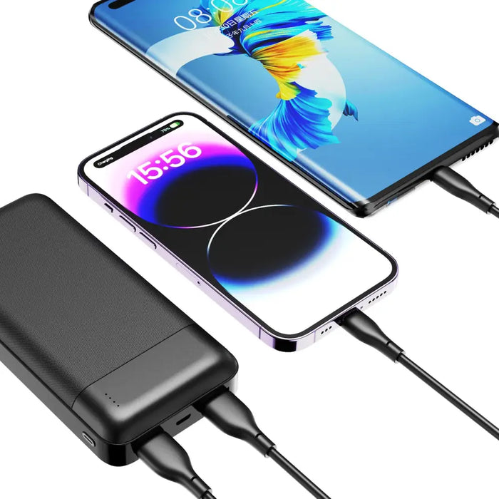 Powerbank Dudao K18-1W 10000mAh USB-A / USB-C / Micro USB - black - Powerbanks<<<HurtelXML