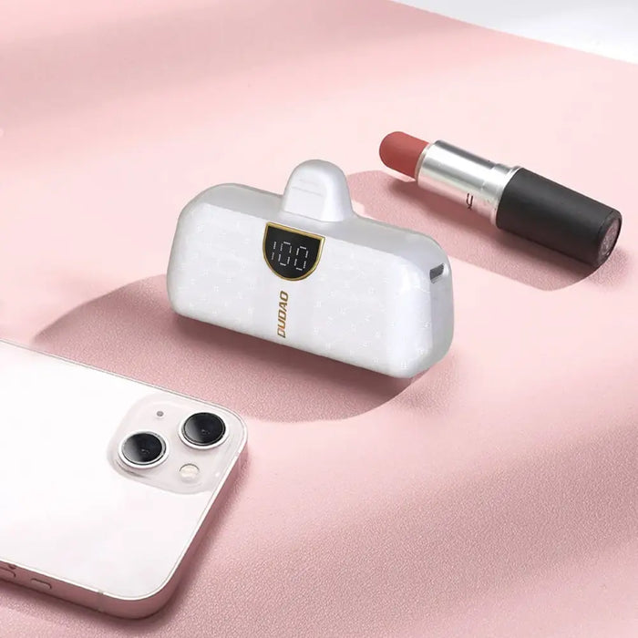 Powerbank Dudao K20SC 5000mAh mini 2x USB-C - white - Powerbanks<<<HurtelXML