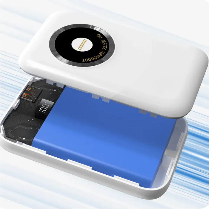 Powerbank Dudao K21 Mini 10000mAh 22.5W USB-A / USB-C - beige - Powerbanks<<<HurtelXML