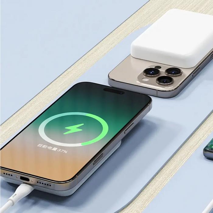 Powerbank Dudao K26 10000mAh 20W USB-A / USB-C / MagSafe - white - Powerbanks<<<HurtelXML