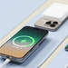 Powerbank Dudao K26S 5000mAh 20W USB-A / USB-C / MagSafe - white - Powerbanks<<<HurtelXML