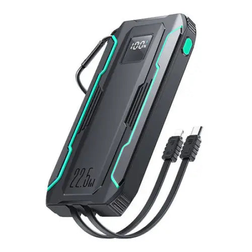 Powerbank Joyroom JR-L017 10000mAh 22.5W with Lightning + USB-C cable (black)