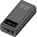 Powerbank LEOTEC LEPOW30W22K Black 30000 mAh - Електроника Телефони и таблети<<<Компютри| Електроника<<<BigBuy&&&Power