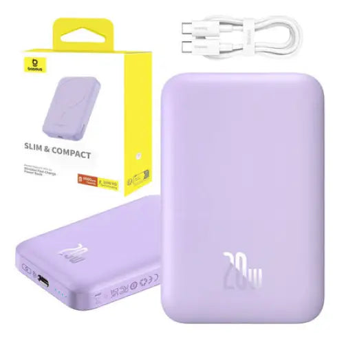 Powerbank mini Baseus 6000 mAh 20W (purple) - Powerbanks<<<Energy<<<InnproXML&&&Power Bank<<<Електроника Телефони и