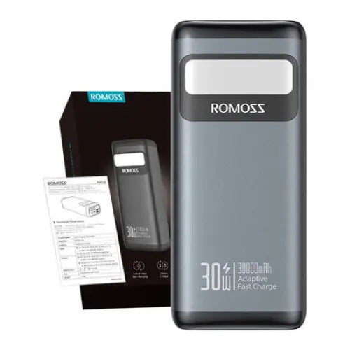 Powerbank PMT30 Romoss 30000mAh 30W (black) - Powerbanks<<<Energy<<<InnproXML