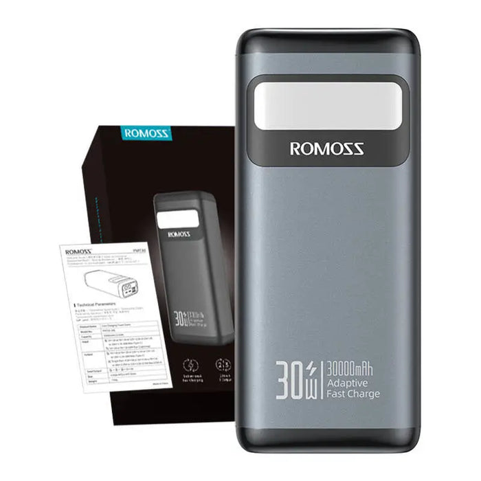 Powerbank PMT30 Romoss 30000mAh 30W (black) - Powerbanks<<<Energy<<<InnproXML
