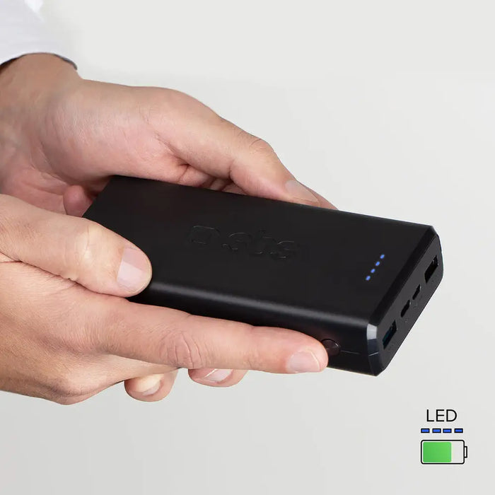 Powerbank Puro Fast 20000 mAh 2x USB-A + 1x USB-C - black - Powerbanks<<<HurtelXML&&&Външни батерии<<<Аксесоари за