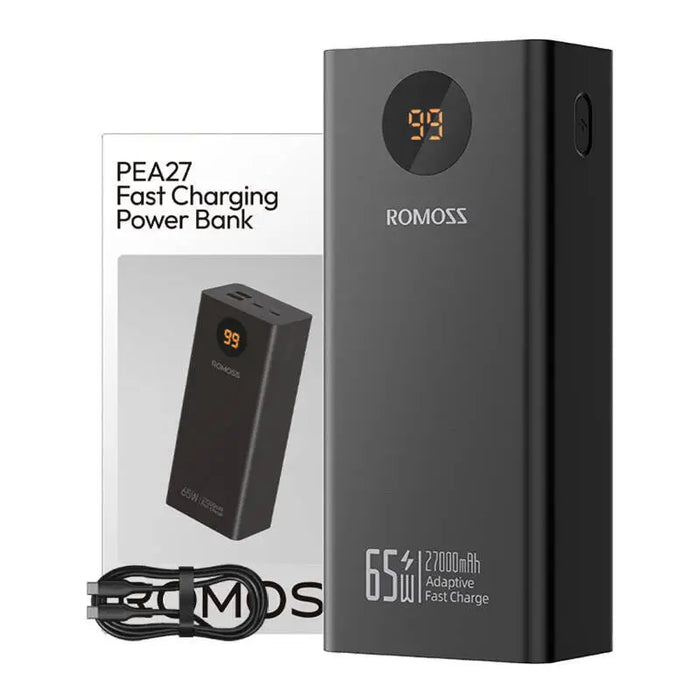 Powerbank Romoss PEA27S Pro 27000mAh 65W (black) - Powerbanks<<<Energy<<<InnproXML
