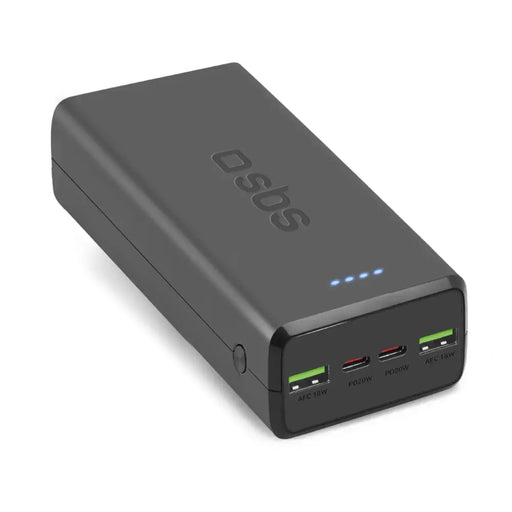 Powerbank SBS TTBB30000PD20K 30000 mAh 2 x USB-C 2 x USB-A - black - Powerbanks<<<HurtelXML