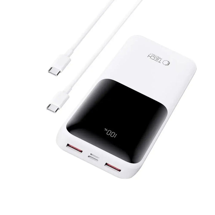 Powerbank Tech-Protect PB02 20000mAh 22.5W - white - Powerbanks<<<HurtelXML