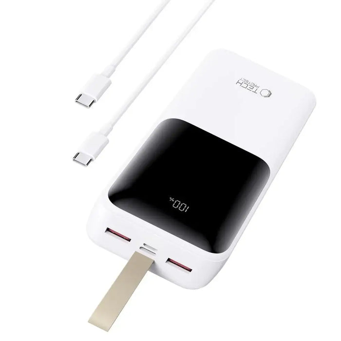 Powerbank Tech-Protect PB03 30000mAh 22.5W - white - Powerbanks<<<HurtelXML
