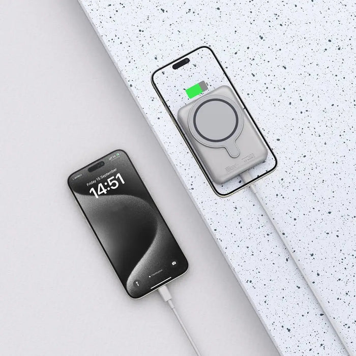 Powerbank Tech-Protect PB11 LifeMag MagSafe 10000 mAh - titanium - Powerbanks<<<HurtelXML