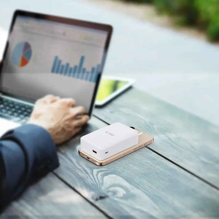 Powerbank Tech-Protect PB12 LifeMag MagSafe 20000MAH - white - Powerbanks<<<HurtelXML