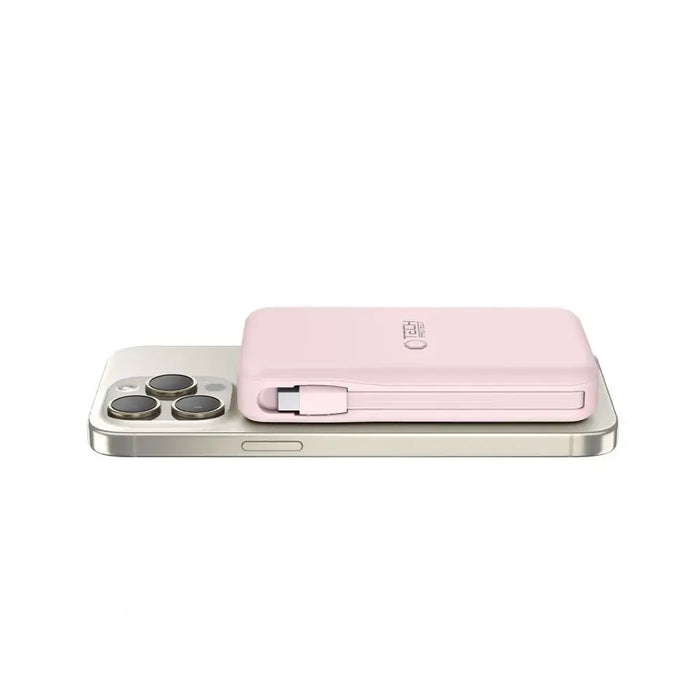 Powerbank Tech-Protect PB31 LifeMag MagSafe 10000 mAh - pink - Powerbanks<<<HurtelXML