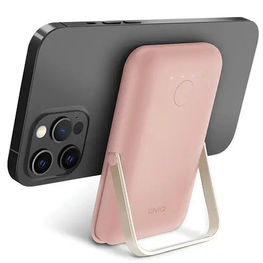 Powerbank Uniq Hoveo magnetic 5000mAh USB-C 20W PD - pink - Powerbanks<<<HurtelXML