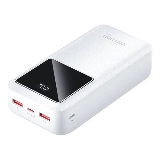 Powerbank Vention FHMW0 30000 mAh 22.5 W (white) - Powerbanks<<<GSM Accessories<<<InnproXML&&&Компютър Мрежи и
