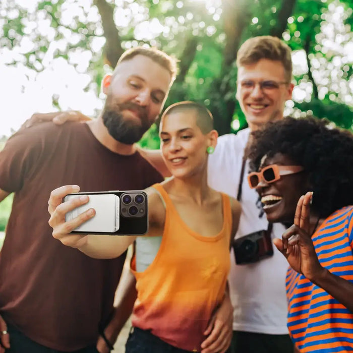 Powerbank Wozinsky WLWP-10KA0Y3WS 22.5W PD Qi2 10000 mAh with stand 1x USB-A 1x USB-C - white - Powerbanks<<<HurtelXML