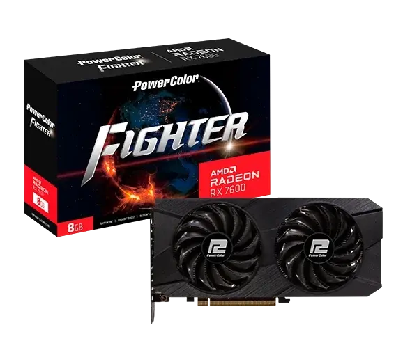 Video card POWERCOLOR RX 7600 Fighter V2 8GB GDDR6