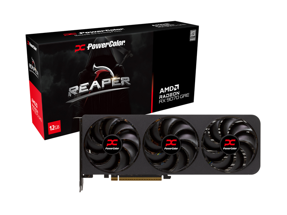 Video card PowerColor Radeon RX 9070 GRE Reaper 12GB GDDR6