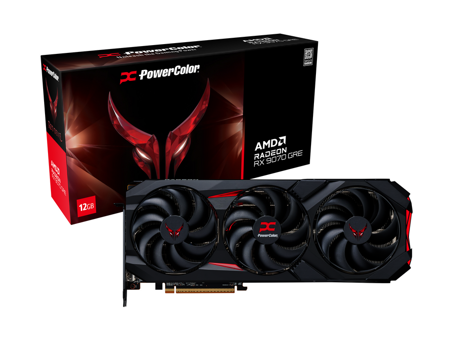 Video card PowerColor Radeon RX 9070 GRE Red Devil 12GB GDDR6