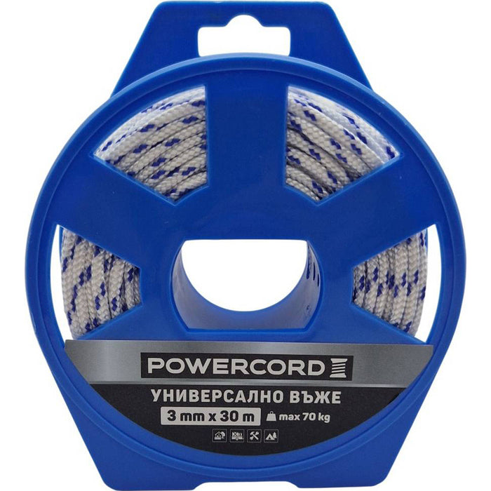 UNIVERSAL POWERCORD ROPE 3 MM 30 m WHITE