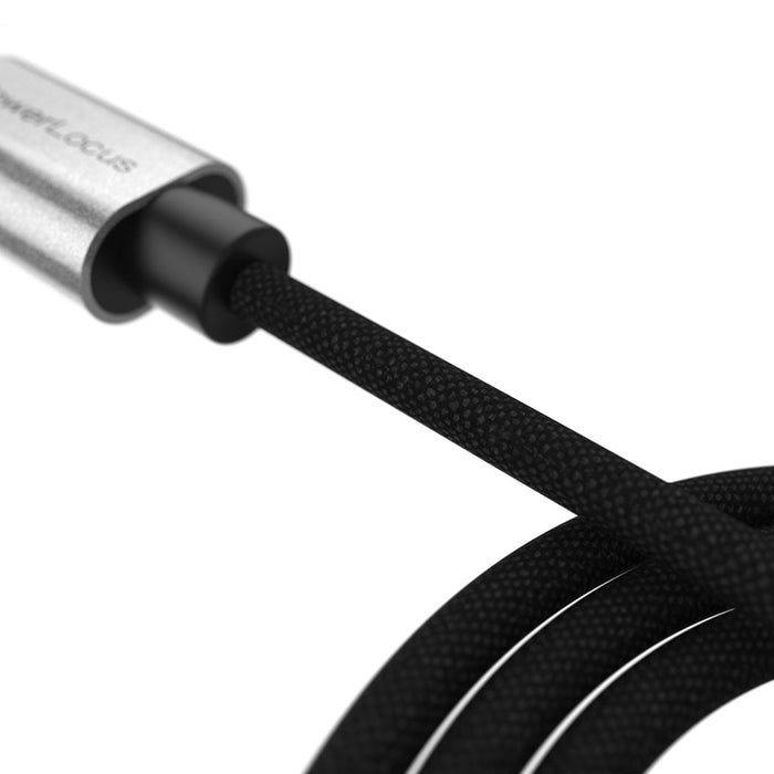 Cable POWERLOCUS AUX-USB-C + MIC