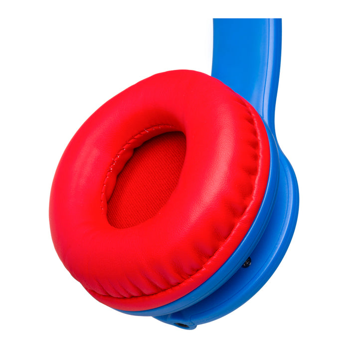 POWERLOCUS PLED BLUE/RED stereo headphones