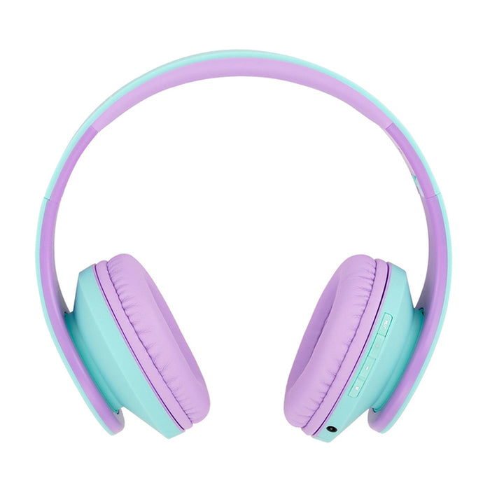 POWERLOCUS P2 KIDS TEAL/PURPLE stereo headphones