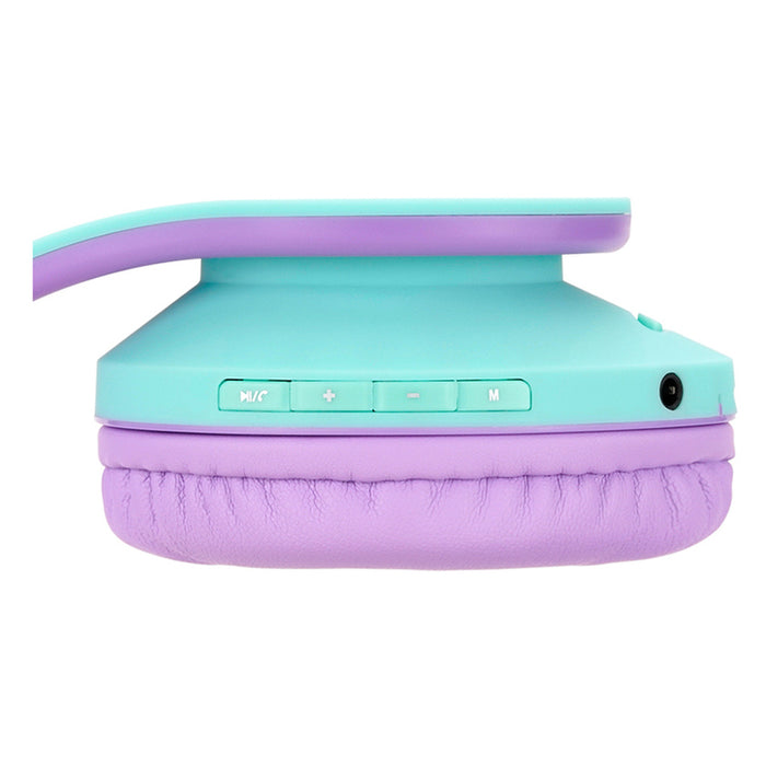 POWERLOCUS P2 KIDS TEAL/PURPLE stereo headphones