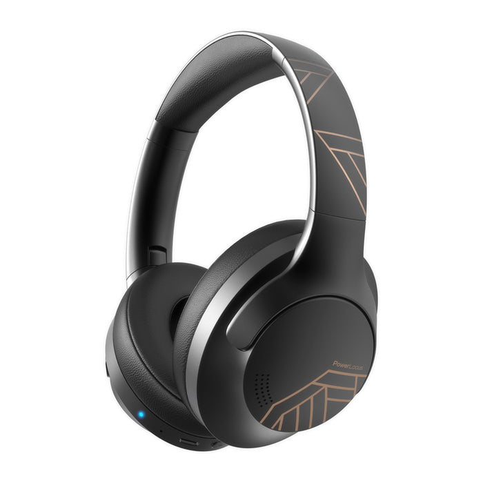 POWERLOCUS P3 BLACK stereo headphones