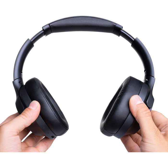 POWERLOCUS P3 BLACK stereo headphones