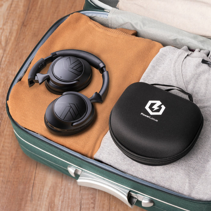 POWERLOCUS MOONFLY HYBRID BLACK stereo headphones