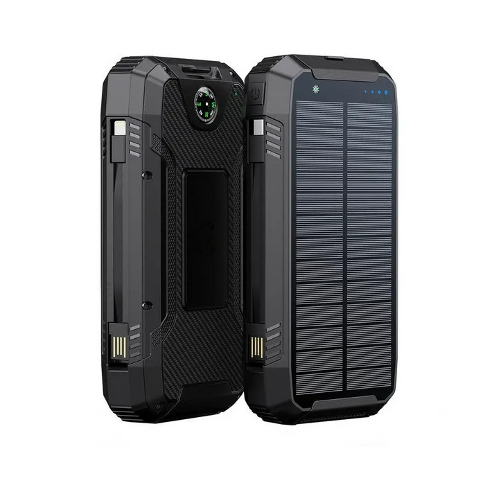 PowerNeed S20000Q mobile device charger Universal Black Lightning Solar USB Wireless charging Fast charging Outdoor