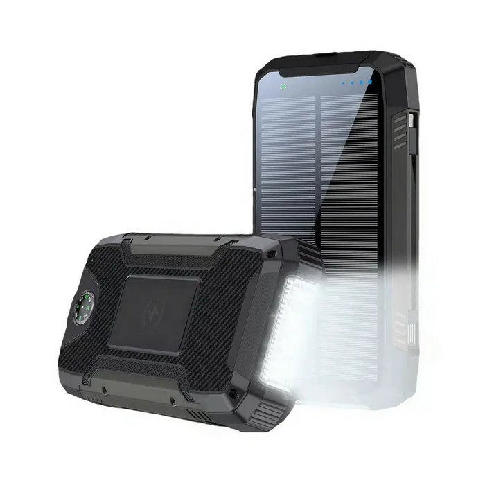 PowerNeed S20000Q mobile device charger Universal Black Lightning Solar USB Wireless charging Fast charging Outdoor